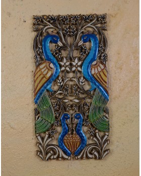 wooden painted wall panels